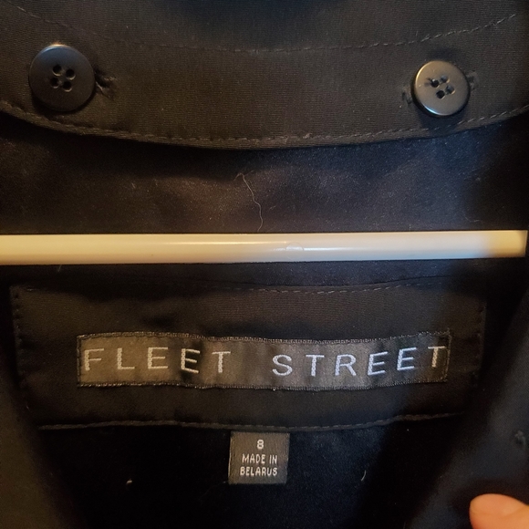 Long trench style women's jacket - Picture 4 of 5